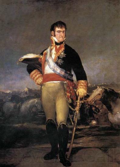Francisco Jose de Goya Portrait of Ferdinand VII France oil painting art